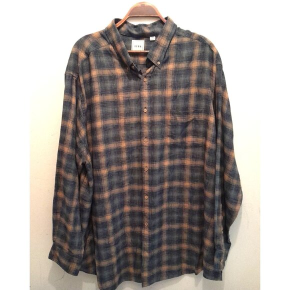 New Set Of 3 Mens Warm Casual Outdoor Chore Work Plaid Flannel Shirts 3XB/3XT - Picture 2 of 12